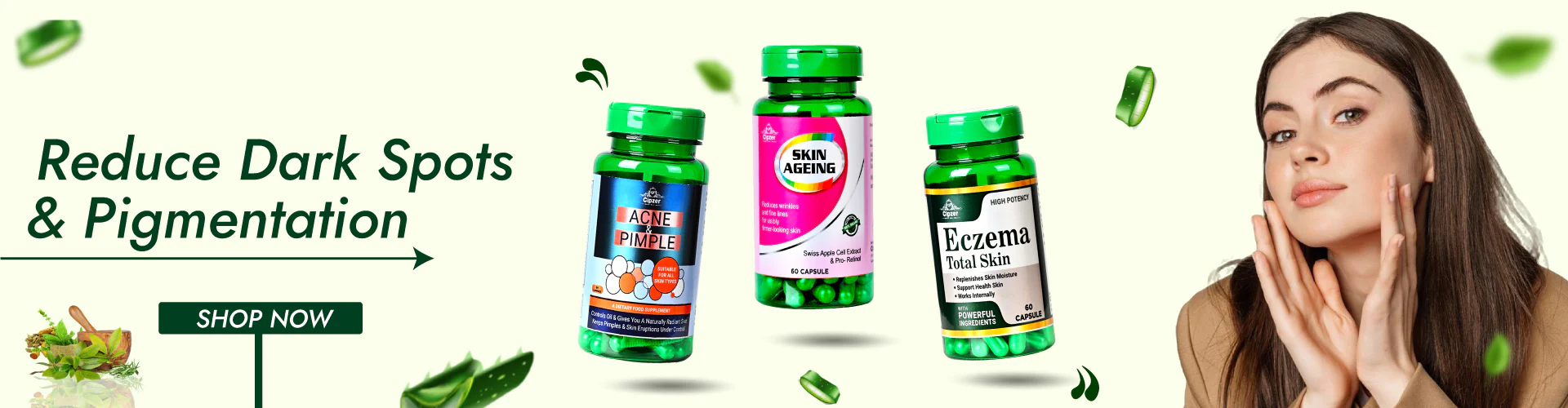 Skin care banner